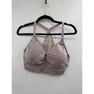 NWT Davy Piper Nellie Simple Wireless Bra Women's XXL Lily Adjustable Strap Sexy